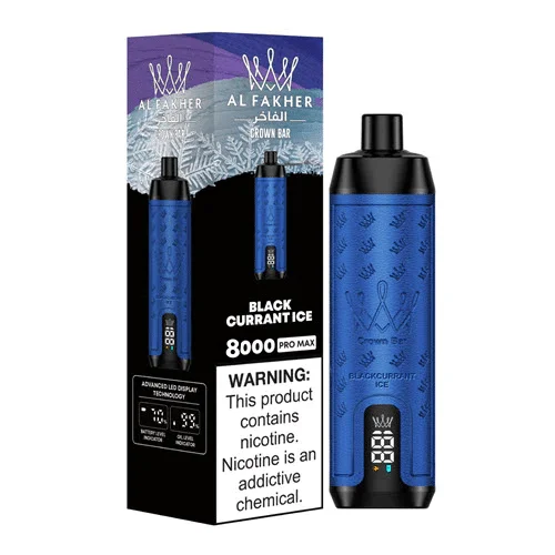 AL Fakher Crown Bar Pro 8000 Puffs Rechargeable Disposable Kit