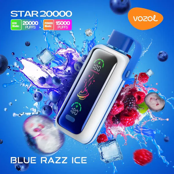 Vozol Star 20000 Puffs Dual Power Rechargeable Disposable Vape