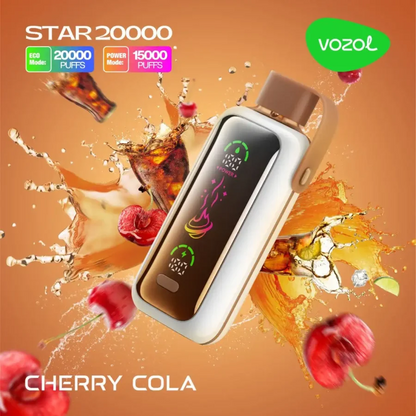 Vozol Star 20000 Puffs Dual Power Rechargeable Disposable Vape