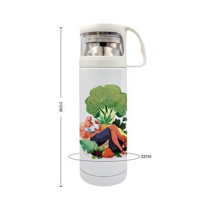 Custom Personalised Photo Thermos Metal Water Bottles (Made in USA, Free Fast Shipping)