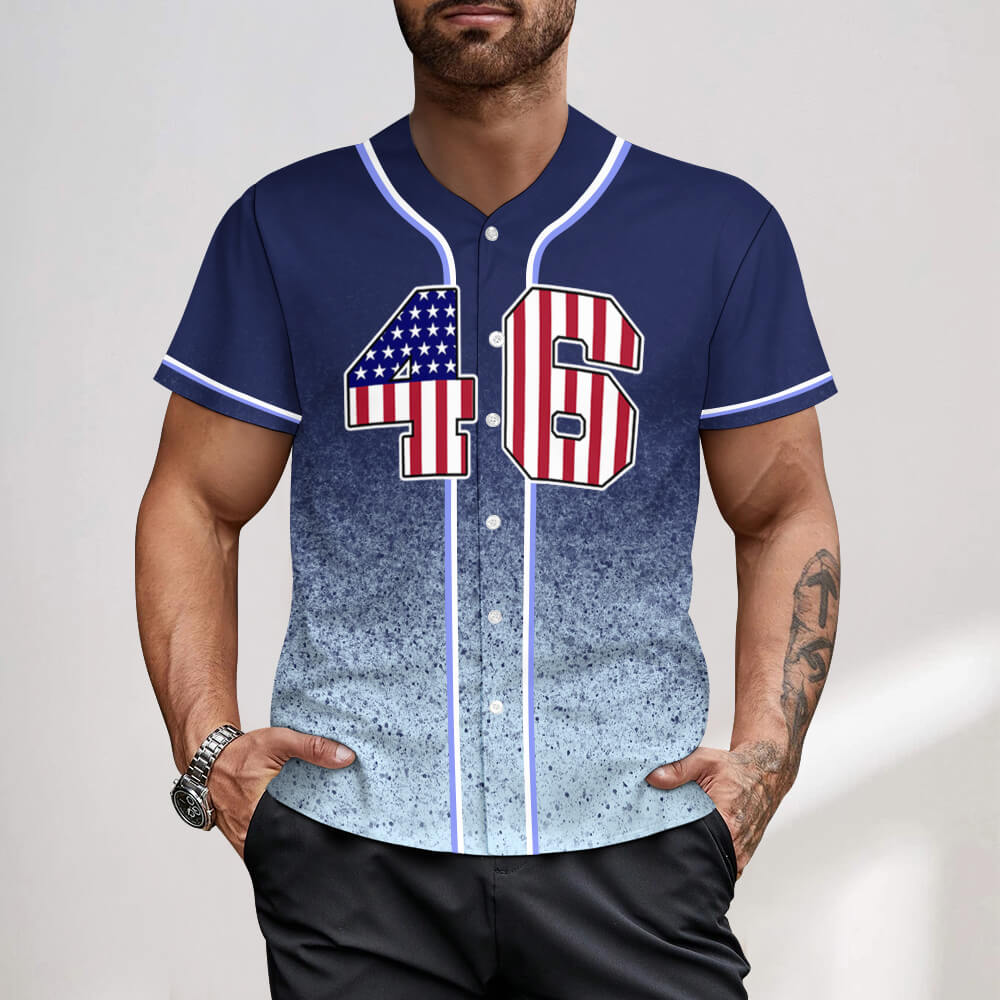 Custom design personalized men's photo baseball jersey uniform J50T (Made in China, Free Fast Shipping)