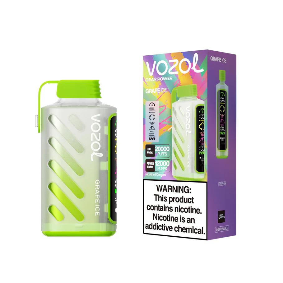 VOZOL Gear Power 20000 Rechargeable Disposable Kit (LED Display)