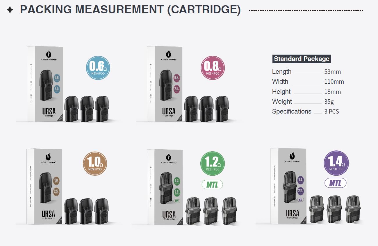 Lost Vape Ursa Nano 2 Pod Kit 900mAh 2.5ml