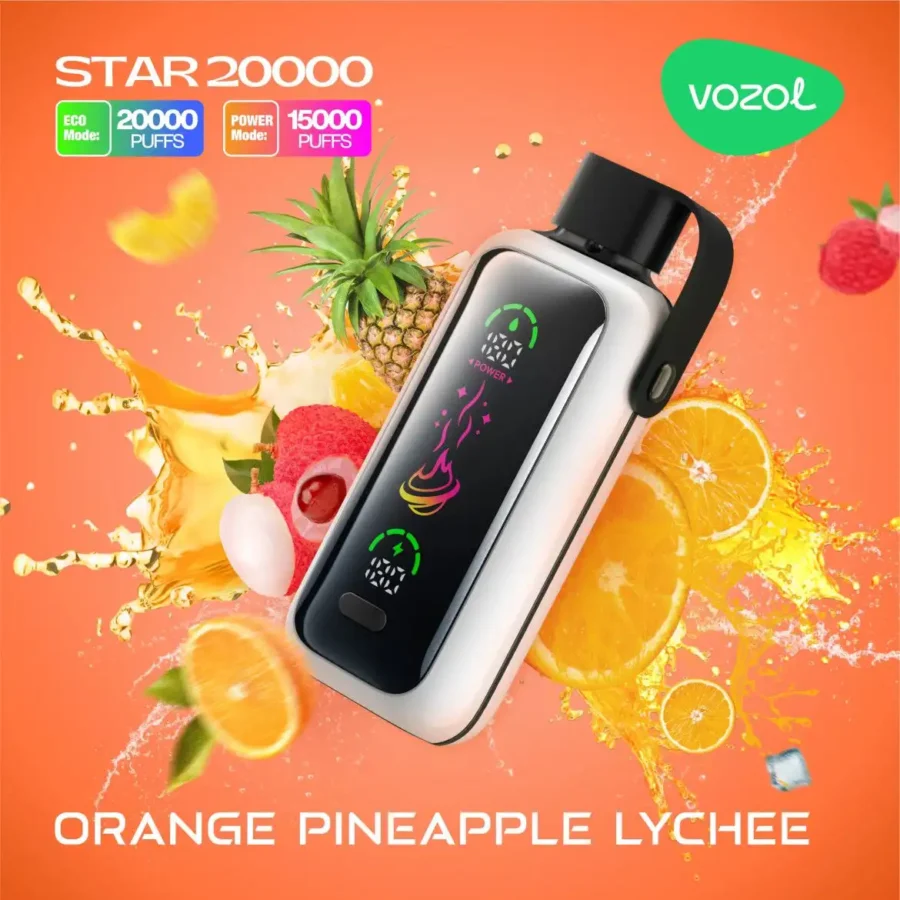 Vozol Star 20000 Puffs Dual Power Rechargeable Disposable Vape