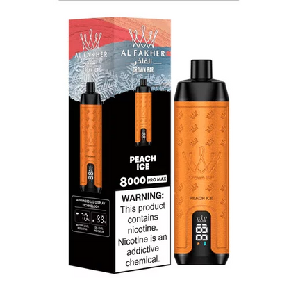 AL Fakher Crown Bar Pro 8000 Puffs Rechargeable Disposable Kit