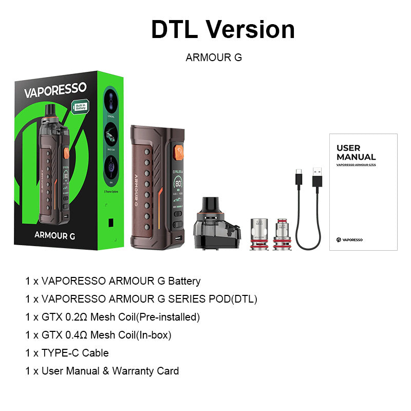 Vaporesso Armour G 80W Pod Mod Kit