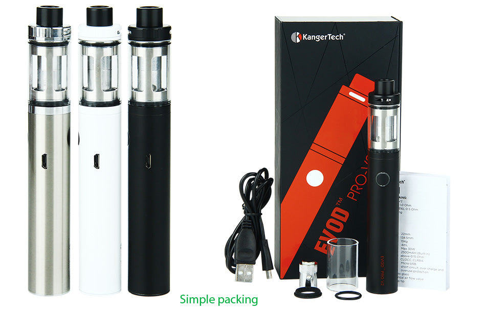 KangerTech EVOD PRO V2 2500mAh Starter Kit (4.0ML)