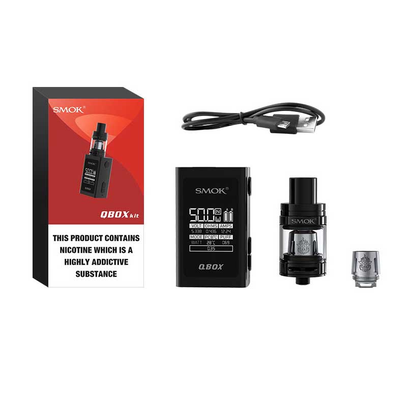 SMOK QBOX Starter Kit EU Edition with TFV8 Baby Tank (2ML) & 1600mAh