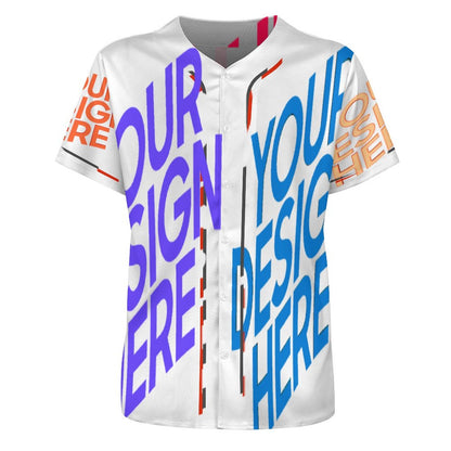 Custom design personalized men's photo baseball jersey uniform J50T (Made in China, Free Fast Shipping)