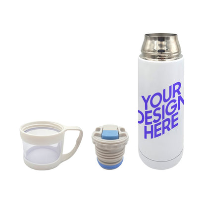 Custom Personalised Photo Thermos Metal Water Bottles (Made in USA, Free Fast Shipping)