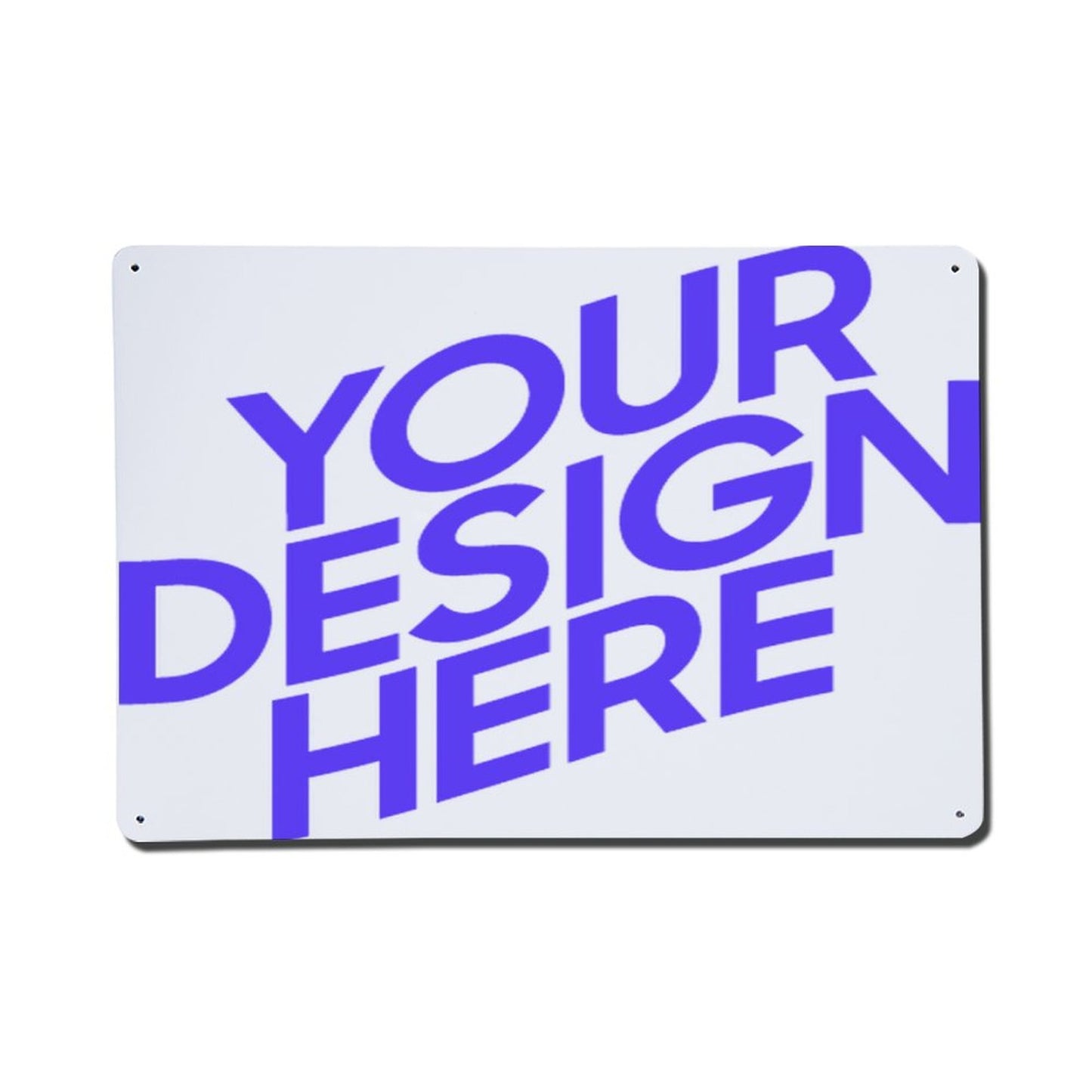 Custom personalised wall aluminum sign photo panel - Horizontal version (Made in USA, Free Fast Shipping)