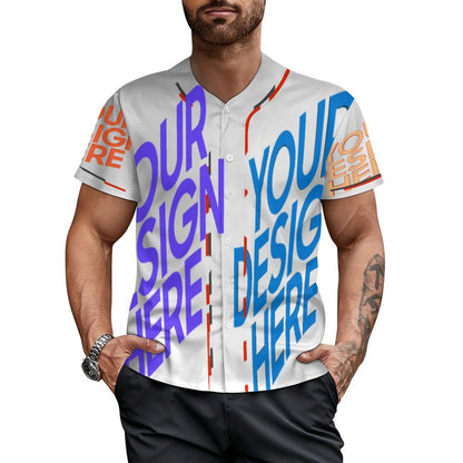 Custom design personalized men's photo baseball jersey uniform J50T (Made in China, Free Fast Shipping)