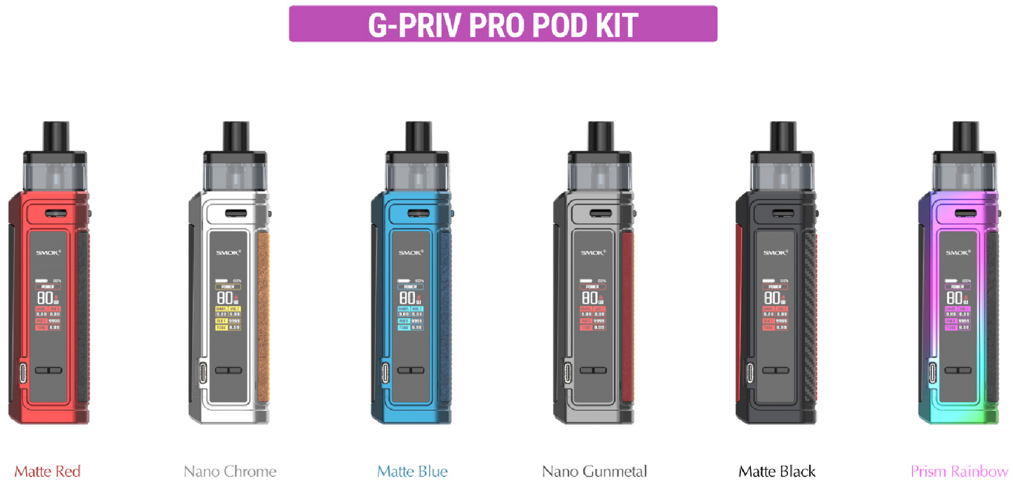 SMOK G-Priv Pro 80W Pod Kit 5ml