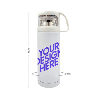 Custom Personalised Photo Thermos Metal Water Bottles (Made in USA, Free Fast Shipping)