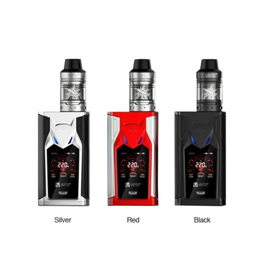 Vaptio Super Bat 220W TC Starter Kit with Frogman Tank (5ML)